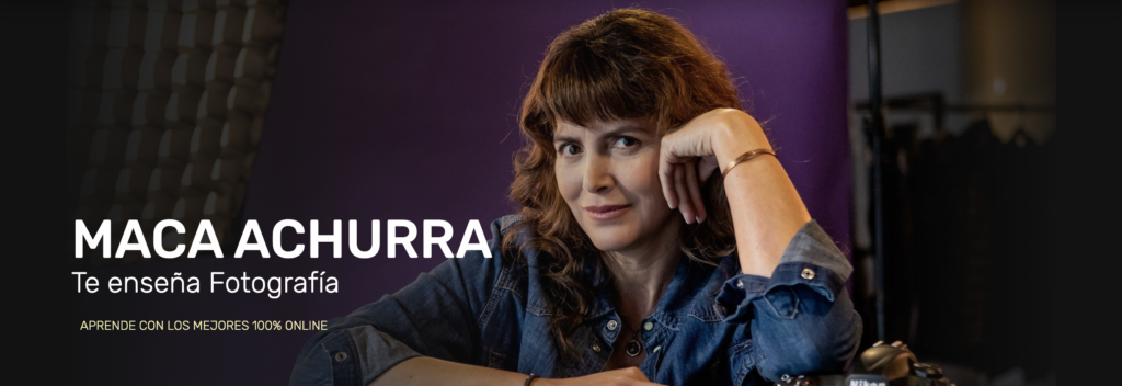 Cursos para emprender en Topclass: Curso de Fotografía con Maca Achurra