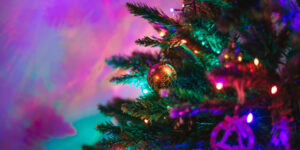 Detalle de árbol de navidad.
