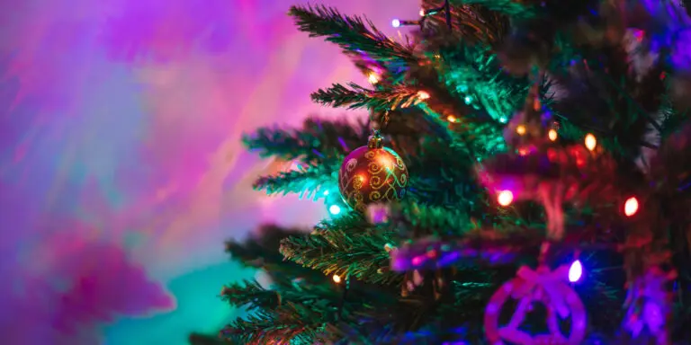 Detalle de árbol de navidad.