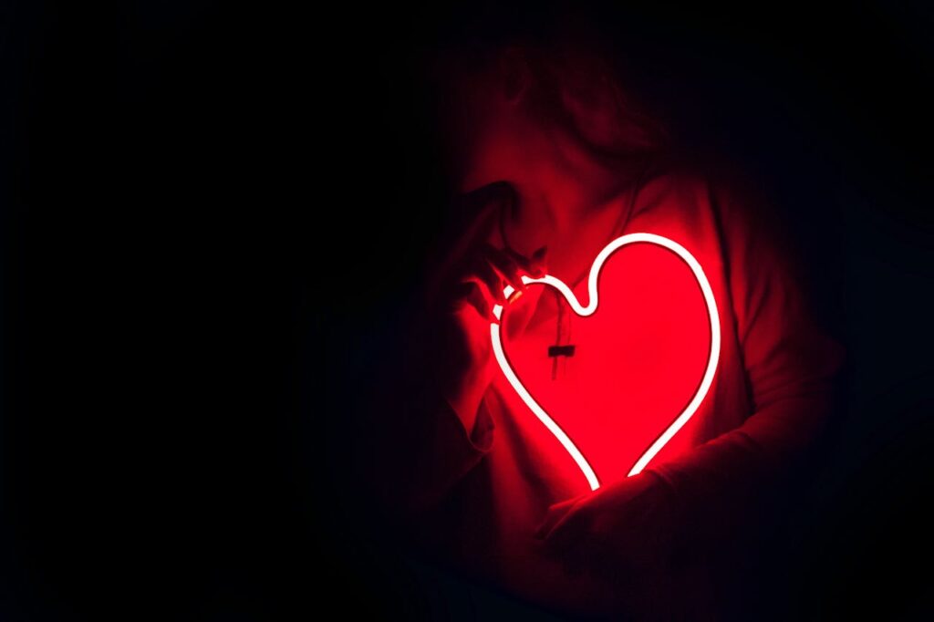 Corazón luminoso