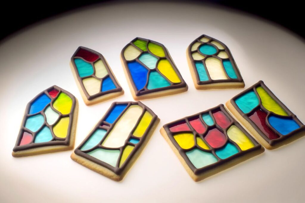 galletas motivo vidrio